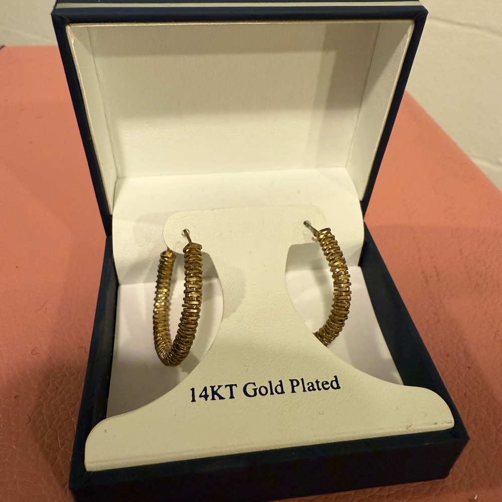 Gold Plated Hoop Earrings